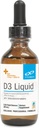 XYMOGEN D3 Líquido - Vitamina D Líquida Gotas com Vitamina D3 para Apoiar a Saúde Imunitária, Osso + Saúde Cardíaca - 1000 UI VIT D por Gota - Micro- Emulsionado para Absorção Melhorada (2,03 oz / 1500 Servimentos)