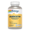 SOLARAY Quercetin com bromelaína e vitamina C - Suplemento de suporte imunológico - Complexo antioxidante e saúde do coração com Quercetin 500mg e 1235mg VIT C - Vegan, 60 dias de garantia, 60 Serv, 120 VegCaps