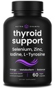 NutraChamps Suporte à tireóide e suporte adrenal Suplemento 2-em-1 Fórmula com Iodine & Ashwagandha para Energia, Metabolismo, Foco, Fadiga Adrenal & Stress Relief, Equilíbrio de Cortisol para Mulheres e Homens