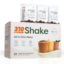 310 Nutrição - All-In-One Replacement Shake - Nova fórmula com fibra rica Vegan Superfood Mistura - Adoçantes naturais - Baixo Shake Carb, Keto & Paleo Friendly - Gluten Free - 26 Vitaminas essenciais e minerais - Variety Shake Box - Chocolate Bliss