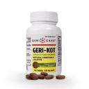 Geri-KOT Senna Laxative & Stool Softener Tablets, 100ct, Vegetal Natural Estimulante Laxativo, Movimento de Bowel Suave Comprimidos Senna, Aliviamento de Obstipação Gentil, 8,6mg Senosídeos Laxativo