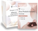 TRYALL Proteína de Ervilha Baseada em Pó Isolado (22g de Proteína) Saquetas de viagem (Leite de cocoa, 10 embalagens)