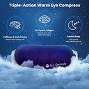 Máscara de Olho de Vapor Auto-Aquecedor Compressa Quente para Olho Seco, Alívio Rápido para Stye, Olhos Sensitivos Puffy - Máscara de calor úmido para dormir, 15 Pack