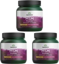 Swanson Premium marca Msm Powder - Ready-Mix & Unflavored 1 lb Pwdr 3 Pack