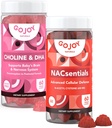 NAC 600mg + Colina & DHA Gummies Bundle - Suporte Nutricional para Bem-Estar Diário