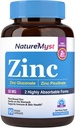 Zinco, Altamente Absorvível Gluconato de Zinco & Picolinato de Zinco, 50 mg de Zinco Elemental, Gentil no estômago, Imune, Célula & Saúde da Pele, 90 Caps Vegan