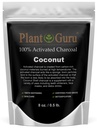 Pó de carvão activado 8 onças. Coco - qualidade de comida Kosher Non-GMO - branqueamento dentes, máscara facial e fabricação de sabão. Promove a desintoxicação natural e ajuda a digestão