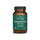 Suplemento Resveratrol Nutricional Prominente, Suporte Antienvelhecimento e Imune, Suplemento Trans-resveratrol Puro de 98%, 500 mg, Fonte de 30 dias - 1 embalagem