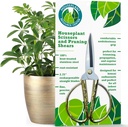 Tesoura de casa Premium 100% de aço inoxidável, tesouras de jardim ultra-preciso para Propagação e Aparar .