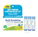 Kit de alívio de Boiron parar de fumar para sintomas de nicotina de fumar, vaping, ou mastigar – Náuseas, irritabilidade, e estômago irritado – Não-drowsy & Nicotine-livre – 3 contagem (240 Pellets)