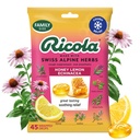Ricola Lemon Mel com Echinacea Tosse Drops, 45 Conde, Delicious Throat Alief & Care, Anestesia Oral, Naturalmente saborosa
