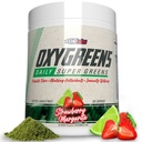 EHP Labs OxyGreens Super Greens Powder - espirulina e chlorela Superfood, suco verde Pó & Greens Suplementos com fibra prebiótica, antioxidantes e suporte de imunidade, 30 Serves (Strawb. Margarita)