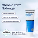Dermeleve Back Bundle of Steroid Free Anti-Itch Cream Extra Strength 4 oz + Back Applicator (2 Itens) Psoríase, Dermatite Seborreica, Erupção Viral, Coceira Neuropática (Nerve), Alergia, Colmeias