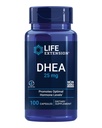 Extensão da Vida Lítio 1000 mcg e DHEA 25 mg - Saúde do Cérebro, Antienvelhecimento, Longevidade, Imune & Suplementos de Saúde Sexual - 100 contagem cada