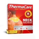 ThermaCare Heat Wraps for Neck & Shoulder Pain Alief - Pads de aquecimento adesivo portátil com 16 horas de calor terapêutico - Drug-Free Muscle & Joint Soothing Patches - Grande - 11-Count