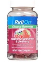 ReliOn Glucose Gummies Framboesa, Morango e Blueberry - 60 garrafa de contagem