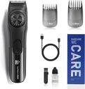 Aparador de barba ajustável SUPRENT para homens, cortador de barba elétrica sem fio com mostrador de precisão, USB recarregável 19 configurações de comprimento Trimmer bigode para homens presentes (preto)