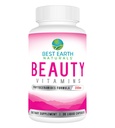 Best Earth Naturals Beauty Vitaminas Phytoceramida Pills - Skin Hydrating Support Supplement with Alpha Lipoic Acid e mais para ajudar a promover a pele hidratada - 30 Contagem