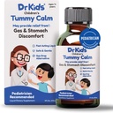 Amortecimento Dr. Crianças alívio de gás e apoio estômago irritado, gotas de gás alternativa para recém-nascidos e crianças, solução oral segura e gentil, alívio natural da constipação, 5 Fl Oz (Pacote de 1)