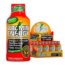 Vitamina Energia Focus+ Energia de força extra Shot Mango 12 Pack, 260mg Cafeína Natural, B-Vitaminas, CoQ10, Aminoácidos, Foco, Produtividade e clareza, Açúcar Zero, Gluten-Free, 1,93 fl oz