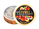 LyvWel Ultra Caffeine Pouch – Peach Sweet Tea – 225mg Cafeína Natural com Guaraná – Energia Limpa para Foco & Mood – 1-Pack (15 Pouches)
