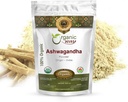 Via Orgânica Premium Ashwagandha Root Powder (Withania somnifera) - Organic & Kosher Certified - Vegan - Não GMO & Gluten Free - Origem - Índia (1Lbs / 16Oz)