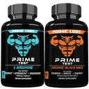 Prime Labs L Arginina (60 ct) + Cápsulas Maca Orgânicas Negras (60 ct)