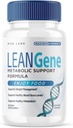 Rize labs Lean Gene Supplement, Fórmula de Suporte Metabólico para Perda de Peso Avançada, Cápsulas de Força Máxima, Pills All-Natural (60 Cápsulas)