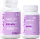 Pré-mãe Pré-natal e Probióticos + Pré-natal DHA Fish Oil