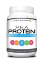Lean & Pure Pea Protein Powder, Vegan, Baixo Carbo, 25g de proteína, Não OGM, Sem glúten, 27 Servings, 843g