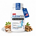 N-Labs Flexafen Suplemento Conjunto de Apoio – Apoio à Saúde Conjunta com HSH, Colágeno Tipo 2, Ácido Hialurônico, Boron & White Willow Bark – Suporta Conforto Conjunto, Flexibilidade e Mobilidade – 30 Cápsulas