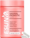 Women's Vaginal Health Supplement,Vaginal Probióticos para Mulheres pH Balance Prebióticos & Lactobacillus Probiótico,Promote saudável Odor vaginal & Flora vaginal, 60 Contagem
