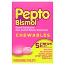 Pepto Bismol Pepto-Bismol comprimidos mastigáveis, 30 ct,