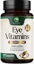 Vitaminas Oculares e Suplemento Mineral - Contém Zinco, Cobre, Lutein, & Zeaxanthin, Suporta Deformação Ocular Seca, Visão Saúde para Adultos, Não-GMO, Vegan Eye Care Pills & Minerals Suplementos - 120 Cápsulas