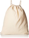TBF 12 Pack Bulk Cotton Canvas Drawstring Backpack Sacos (14" W x 18" H) - Perfeito para DIY, Artesanato, Eventos e Mais