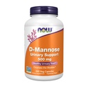 Now Foods Supplements, D-Mannose 500 mg, Projeto Não-GMO Verificado, Trato urinário saudável*, 240 Cápsulas Veg