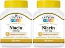 Niacin 500 mg Comprimidos de libertação prolongada, contagem de 100 (27474) (embalagem de 2)