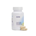 Nouel + Fígado + suporte de imunidade , suplemento de recuperação para beber , cardo de leite, NAC, ácido hialurônico, CoQ10, biotina, antioxidantes , 40 cápsulas