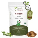 Via Orgânica Haritaki Whole (Chebulic Myrobalan) – Terminalia Chebula (Yellow Myrobalan) – Kosher & USDA Certified – Vegan, Non-GMO & Gluten Free – 100% Raw from India (4 oz - 1/4 lbs)