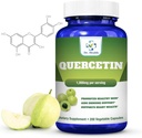 Quercetin 1000Mg 200 Cápsulas Vegetarianas Suplemento dietético (Não-GMO,Gluten Free) Bioflavonóides naturais Suporta Saúde Cardiovascular, Saúde Respiratória, Imunidade de Suporte e Envelhecimento Saudável Made in USA