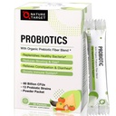 NATUREZA TARGET Probióticos para Mulheres-Men-Men-Kids Pó Probiótico 60 bilhões de UFC 13 Strains - Prebióticos e Probióticos para Saúde Digestiva, prateleira estável, não-GMO, Gluten Free 30 Packets