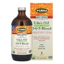 Flora - Udo's Choice High-Lignan 369 Omega Oil Blend, Udo's Oil Balanced 2:1:1 Razão de ácidos gordos Ômega, feito com Flax Orgânico, Sésamo e Óleos de Sementes de Girassol, 17 onças. Frasco de vidro