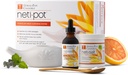 Himalayan Chandra Neti Pot completo Sinus Cleansing System Starter Kit