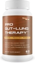 Pro Gut-Lung Therapy - Probiotic Mood Support - Defesa + Recuperação Probiótico - Suporte Equilíbrio Mood - Suporte Gut Probiótico Equilíbrio - Suporte Lung Probiótico Balance - Global Health Support