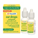 A+Health Earwax Removal Drops, Carbamida Peróxido 6,5%, Made in USA, Twin Pack, 1 fl Ounce (Dois frascos de 0,5 fl oz)