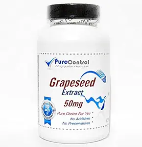 Extracto de uva 50mg // 100 Cápsulas // Puro // por Suplementos PureControl