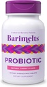 Barimelts Probiótico, 5 bilhões UFC - 60 comprimidos de dissolução rápida (2-fornecimento de mês) - Probióticos sem açúcar para as mulheres, Suporte Gut Saúde Após Cirurgia Bariátrica, Natural Cherry Flavor