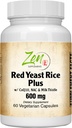 Suplementos Zen - Fermento vermelho arroz W/CoQ10 Suplemento 60-Vegcaps