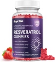 Suplemento lipossomal NAD Resveratrol Gummies 1200mg com NAD+, Quercetin, TMG, Pterostilbene, Extrato de Vinho Vermelho, Antioxidante, Envelhecimento saudável, Reparação Celular, Energia, Função Cérebro - 60 Gummies