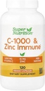 SuperNutrition, C-1000 & Zinc Immune, Fórmula de suporte sazonal*, Proteção Antioxidante*, Fornecimento de 120 dias (Pacote de Vary de Maio)